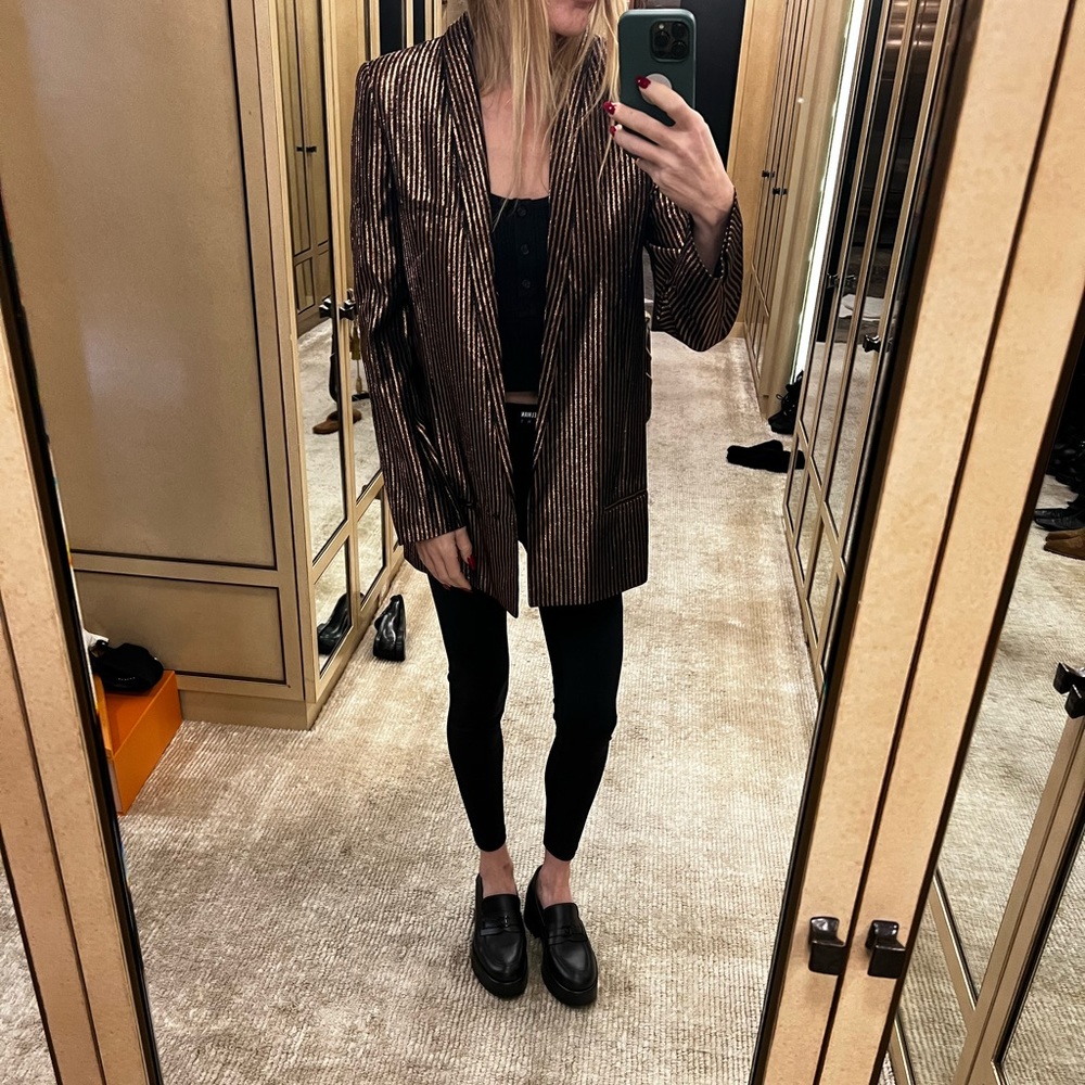 Haider Ackermann Metalic Striped Blazer